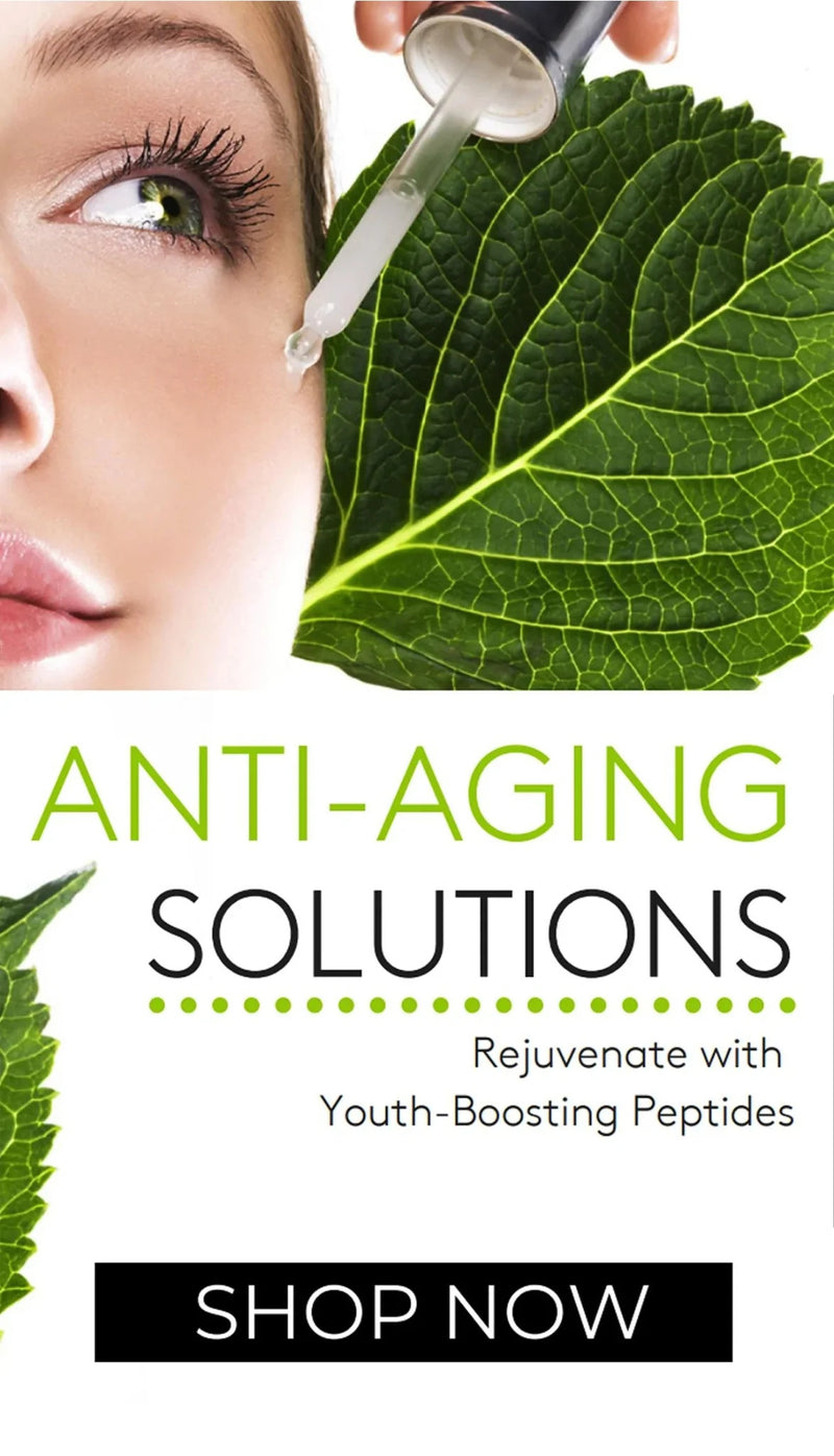 anti aging solutions, rejuvenate with youth boosting peptides shop now