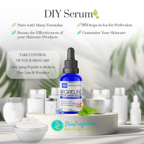 DIY Argireline serum for customized wrinkle-reducing treatments