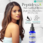 Eyelash peptide for enhancing lash length and thickness