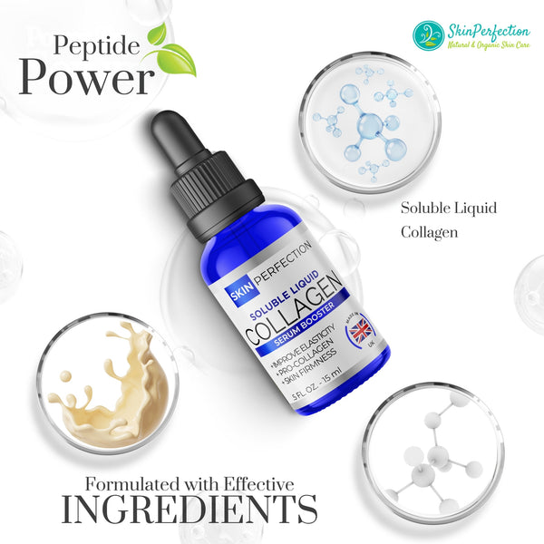 Ingredients in liquid collagen for enhanced skin support