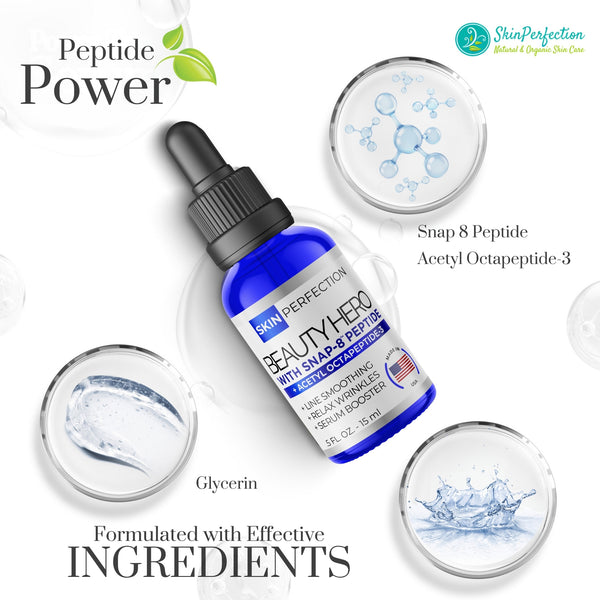 Ingredients in Snap 8 for effective wrinkle-reducing care without Needles