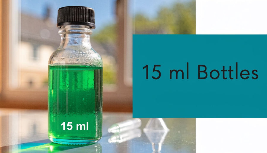 15 ml glass bottle