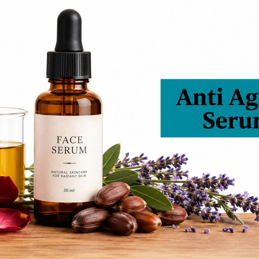 DIY Essential Oil Face Serum for Anti Aging