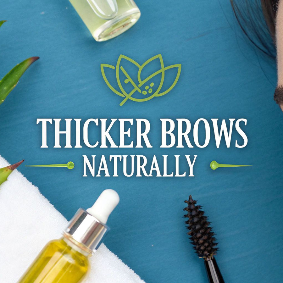 Grow Thicker Brows Naturallly