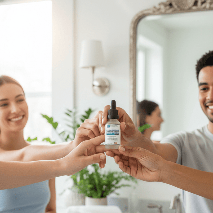 Peptide boosters vs hyaluronic acid serums?