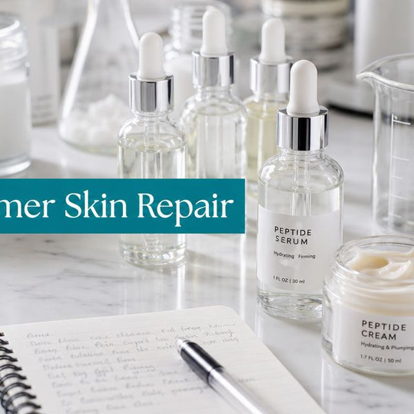 Sun Damage, Peptides, and Your Summer Skin Recovery Plan: A Formulator's Guide