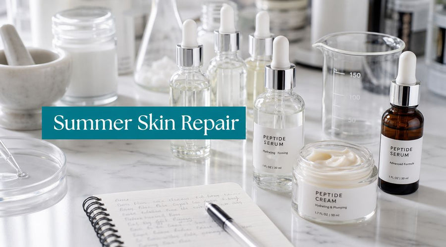 Sun Damage, Peptides, and Your Summer Skin Recovery Plan: A Formulator's Guide