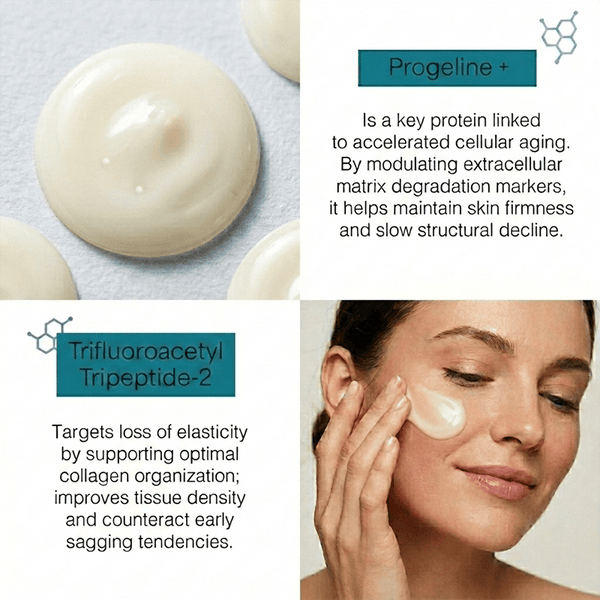 ageless advanced serum helps maintain skin firmness, slow structural decline, and targets loss of elasticity by supporting optimal collagen organization