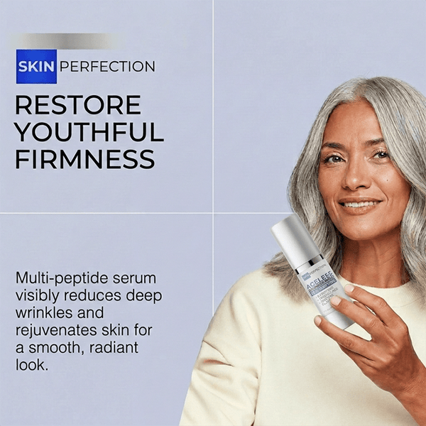 ageless advanced serum restores youthful firmness with multi-peptides