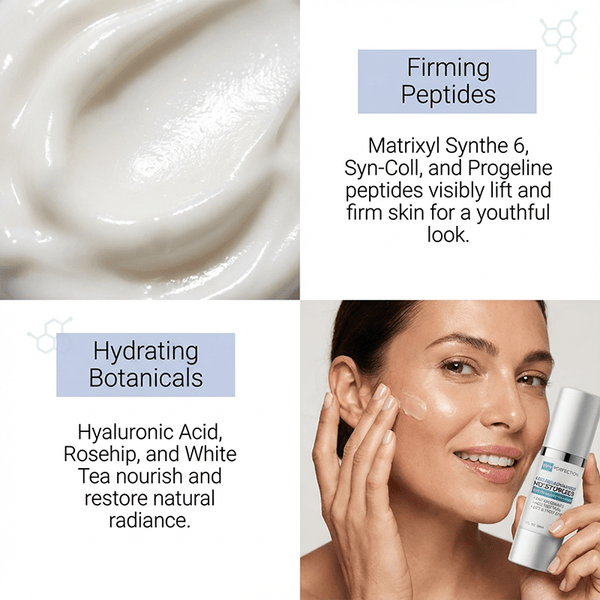 ageless advanced moisturizer is full of firming peptides and hydrating botanicals