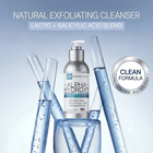 alpha hydroxy cleanser is a natural exfoliating cleanser with a clean formula, while also being paraben and sulfate free