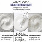 clear skin oil-free moisturizer from Skin Perfection is not heavy-feeling, greasy, or clogs pores, nor does it contain fillers or synthetic fragrance