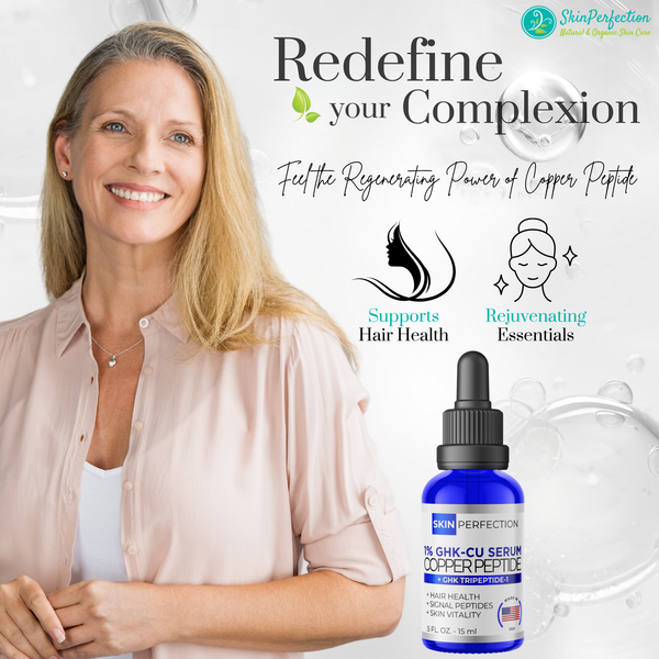 Copper peptide for enhancing skin firmness and reducing wrinkles