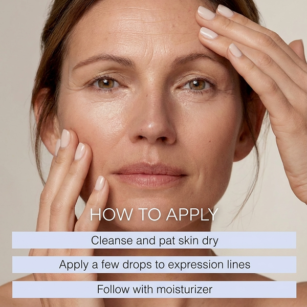 expression line serum from Skin Perfection easily incorporates into any skincare routine