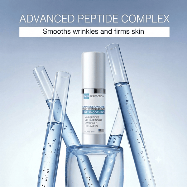 expression line deep wrinkle serum smooths wrinkles and firms skin with advanced peptide complex