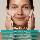 foaming peptide cleanser easily incorporates into your skincare routine