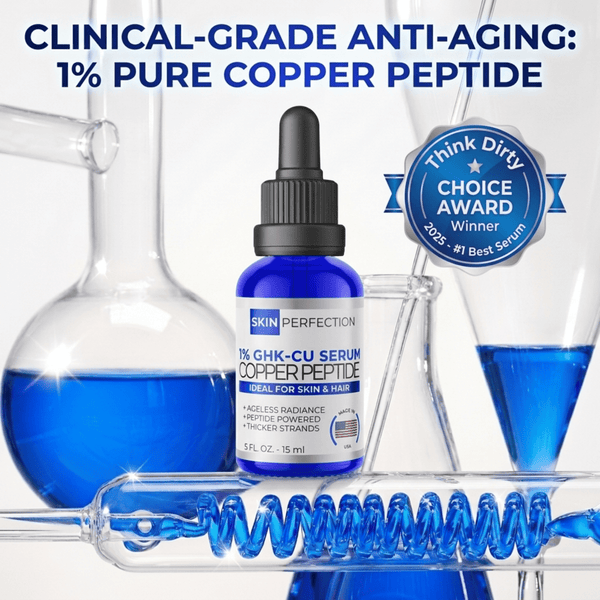 Copper Peptide Regenerating Serum for Glowing Skin and Hair Copper Peptide Regenerating Serum for Glowing Skin and Hair