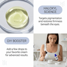 haloxyl targets pigmentation and restores firmness under the eye