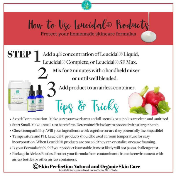 How to Use Leucidal Products to Make Skincare