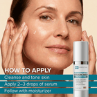 super peptide serum with 99% peptides easily incorporates into any existing skincare routine