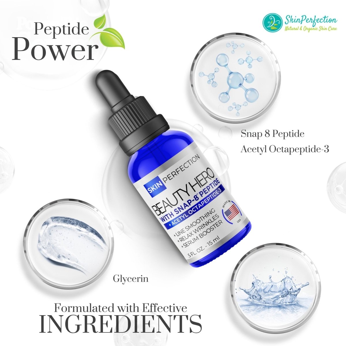 エンタイス　30mL Snap 8 | Snap-8 Peptide | Anti-Wrinkle Peptide for