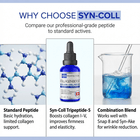 Skin Perfection's Syn-Coll serum booster improves firmness and elasticity in skin