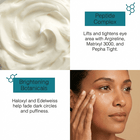 uplift eye cream lifts and tightens eye area, while also fading dark circles and puffiness