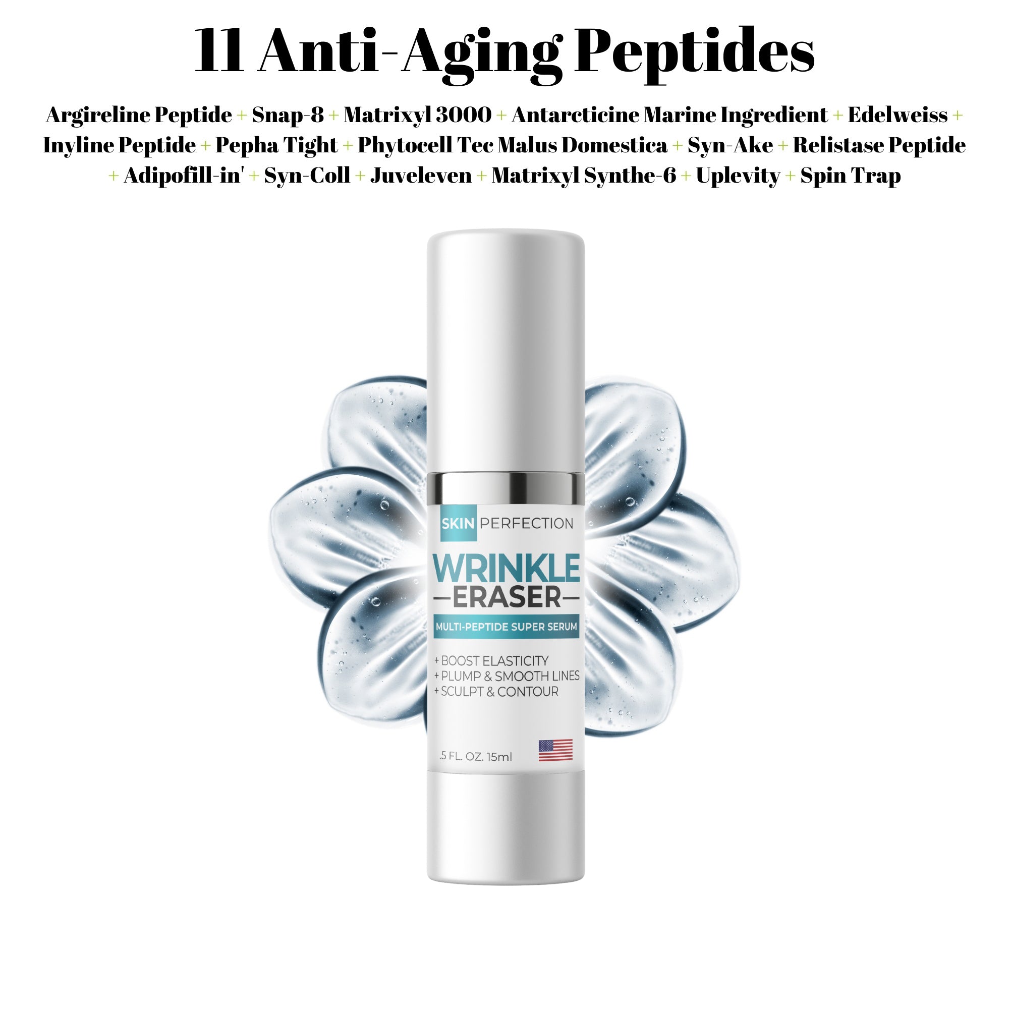 The Wrinkle Eraser Anti-Aging Peptide Serum