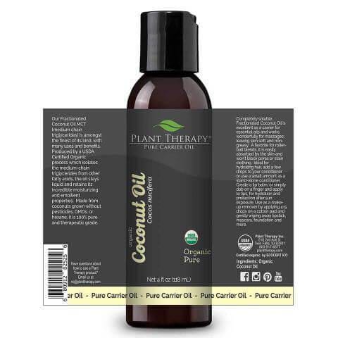 Organic Coconut Carrier Oil Base-Skin Perfection Natural and Organic Skin Care