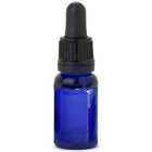 Tamper Evident Blue Glass Dropper Bottle-Skin Perfection Natural and Organic Skin Care